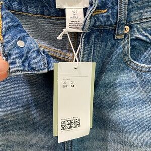 H&M High Rise Denim Shorts